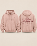 Front and back conceptual mockup of Prime Snobs Snoberina hoodie