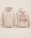 Front and back conceptual mockup of Prime Snobs Snobtourage hoodie